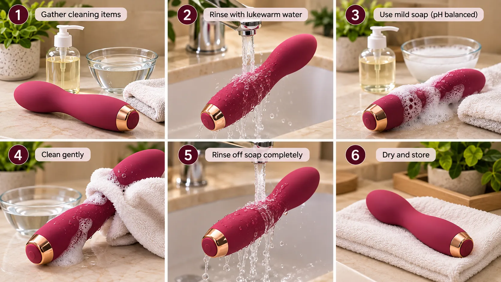 Cleaning and storing a personal massager — Condombazaar