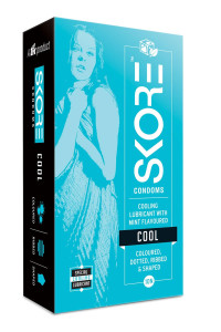 Skore Cool Mint Condoms - 10's Pack