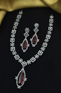 First Quality AD Stone Necklace