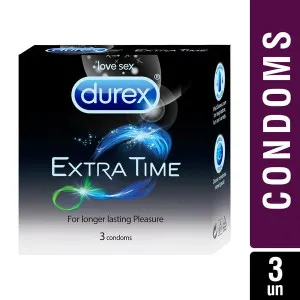 Durex Extra Time Condom - 3s Pack