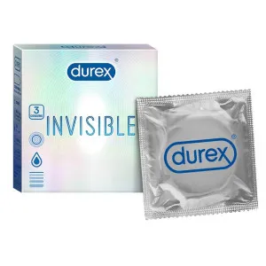 Durex Invisible Super Ultra Thin Condoms for Men – 3s