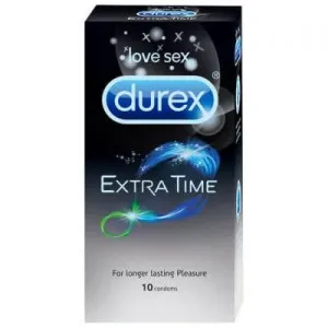 Durex Extra Time Condoms - 10s Pack