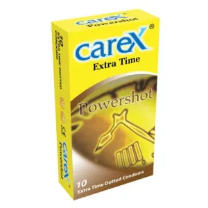 Carex Power Shot Real Delay Condoms - 10's Pack