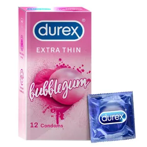 Durex Bubblegum Sensually Flavored Condoms