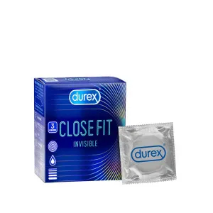 Durex Close Fit Invisible Condoms - 3's Pack