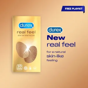Durex Real Feel - Latex Free Next Generation Condom - 10's Pack