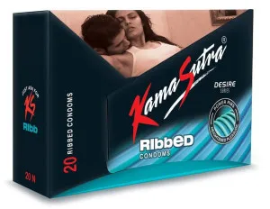 Kamasutra Ribbed condoms - 20's Pack