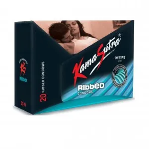 KamaSutra Ribbed condoms - 12's Pack