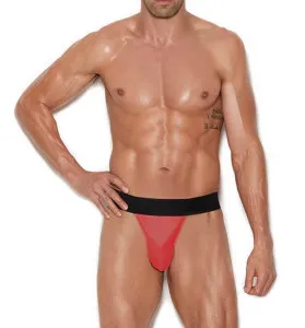 Blow My Whistle: Big Gun Thong - Red - Free Size