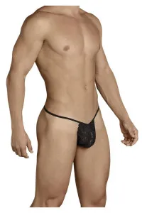 Blow My Whistle: Piston Pouch thong - Black - Free Size