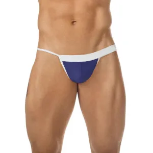 Blow my Whistle - Luigi male thong - Blue - Free Size