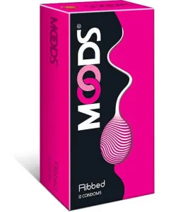 Moods Premium Ribbed condoms - 12's Pack
