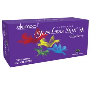 Okamoto Condom - Blueberry Aroma - 10's Pack