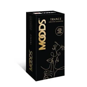 Moods - Trance - Dotted with Diamond Motifs Condoms - 10's Pack