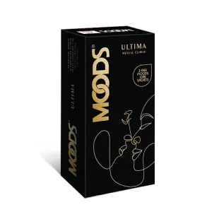 Moods - Ultima Mutual Climax - Dotted Ribbed Climax Delay Condoms - 10's Pack
