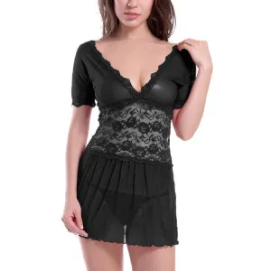 Eat Me with your Eyes - Lolita Baby Doll - Black - Free Size