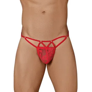 Blow my Whistle - Boom Stick male Thong - Red - Free Size