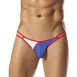 Blow my Whistle - Quiver Bone Thong - Blue&White - Free Size
