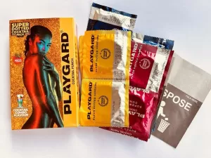 Playgard Super Dotted Cocktail Punch Condoms - 10s Pack