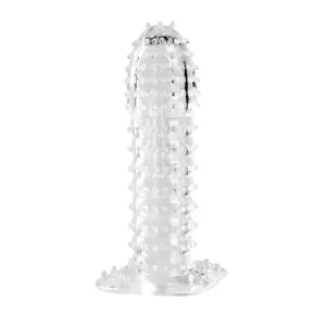 Crystal Condom with Dragon Dots & C-Spot Stimulation Flap