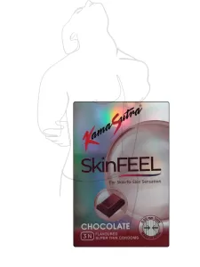 KamaSutra SkinFEEL 0.05mm thin Condom with Chocolate Flavor - 3s | Skin to Skin Sensation