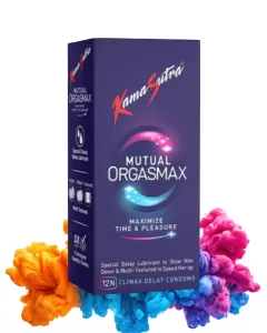 KamaSutra Mutual Orgasmax - Climax Delay Condoms - 12's Pack
