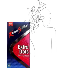 KamaSutra ExtraDots - Extra Pleasure for Her- Condoms - 10's Pack