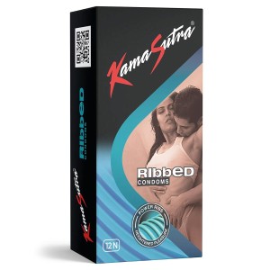 KamaSutra Ribbed condoms - 12's Pack