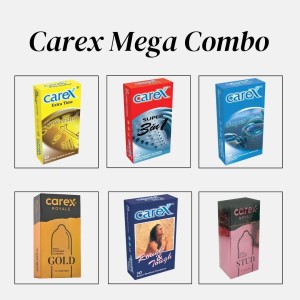 Carex Condoms Mega Combo - 6 Variants