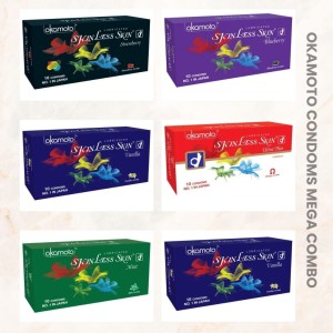 Okamoto Condoms Mega Combo - 6 Variants 