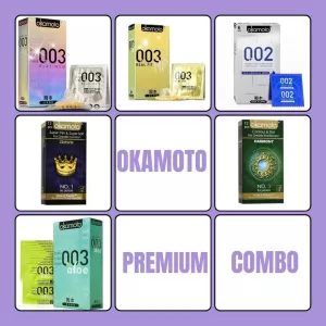 Okamoto Premium Condoms Combo - 6 Premium Variants