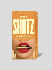 Moods Shotz Butterscotch Super thin condoms - 10s