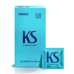 KamaSutra Ribbed condoms - 10's Pack