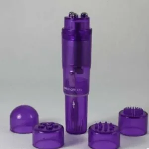 Flirt Rocket Massager with Replaceable Heads